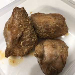 鶏胸肉☆レンジで和風サラダチキン